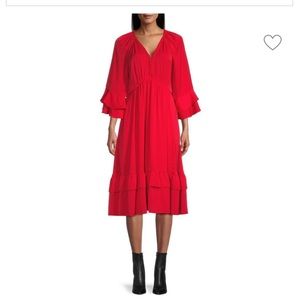 Bryant Braided Trim Midi Dress